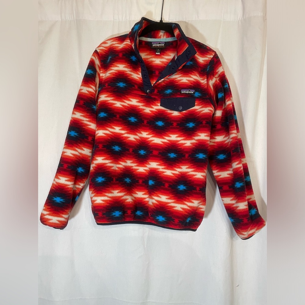 Vintage PATAGONIA snap up fleece